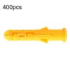 400pcs Plastic Screw Expansion Pipe Mini Rubber Plug Wall Anchor, M6 x 30mm Yellow, M6 x 80mm Yellow, M8 x 40mm Yellow, M8 x 80mm Yellow, M8 x 120mm Yellow, M10 x 50mm Yellow, M10 x 80mm Yellow, M10 x 120mm Yellow, M6 x 30mm Grey, M8 x 40mm Grey...