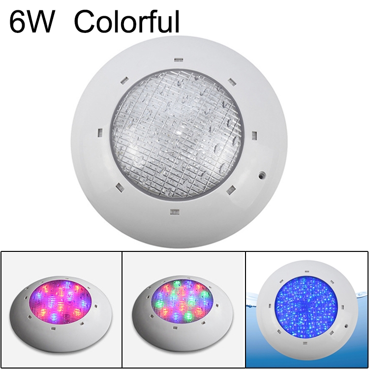 ABS Plastic Swimming Pool Wall Lamp Underwater Light, 6W, 9W, 12W, 18W, 24W, 12x3W, 18x3W