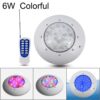 ABS Plastic Swimming Pool Wall Lamp Underwater Light, 6W, 9W, 12W, 18W, 24W, 12x3W, 18x3W