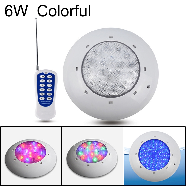 ABS Plastic Swimming Pool Wall Lamp Underwater Light, 6W, 9W, 12W, 18W, 24W, 12x3W, 18x3W