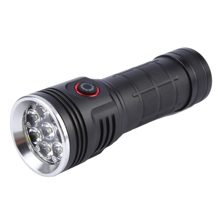 W5204 8 LEDs 3100LM High Brightness Rechargeable Flashlight, W5204