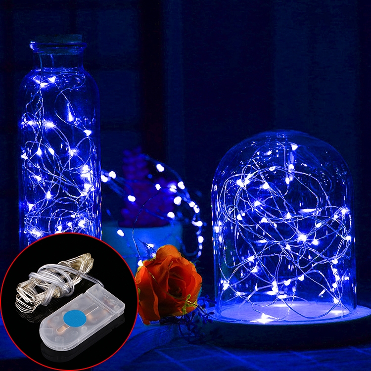 20 LEDs SMD 0603 IP65 Waterproof CR2032 Button Batteries, 2m Blue Light, 2m Green Light, 2m Red Light, 2m White Light, 2m Warm White