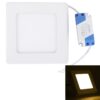 12cm 30 LEDs SMD 2835, AC 85-265V, 6W White Light, 6W Warm White Light