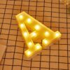 Dry Battery Powered Warm White Standing Hanging LED Holiday Light, A, N, B, O, C, P, D, Q, E, R, S, F, T, G, U, H, I, V, J, W, K, X, L, Y, M, Z