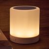 388 Atmosphere Light Music Table Lamp Multifunctional Wireless Bluetooth Speaker , with LED Light & Handle, Support AUX IN & Hands-free Answer & TF Card