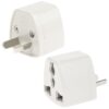 Plug Adapter, Travel Power Adaptor with AU Socket Plug(White)