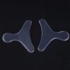 1 Pair Silicone T-shaped Invisible Insole Wear-resistant High-heeled Stickers
