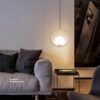 Restaurant Chandelier Single Head Creative Personality Simple Modern Copper Lamp, without Light Source  Round A1, with 5W Warm Light  Round A1, with 5W White Light  Round A1, with 5W Neutral Light  Round A1, with 5W Three-Color Light  Round A1...