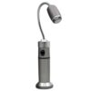 Multi-functional with Magnet Charging Rotary Zoom Turn Work Light Glare Flashlight,, XPE Charging Section US Plug, XPE Dry Battery, T6 Charging Section US Plug