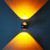 LED Up And Down Light Wall Light Double-Sided Crystal Aluminum Lights Upper Outlet, 2W (Red Light), 2W (Yellow Light), 2W (Blue Light), 2W (Green Light), 2W (Purple Light), 2W (Mixed Color Light), 6W (Red Light), 6W (Yellow Light), 6W (Blue Light)...