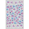 10pcs 3D Adhesive Butterfly Retro Rose Color Nail Art Sticker
