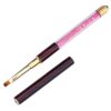 Cat Eye Pen Barrel Painted Pen With Diamond Light Therapy Nail Tool Light Therapy Pen, 1# Red Stripes (Flat Head), 2# Purple Stripes (Gradient), 3# White Stripes (Round Head), 4# Dark Blue Stripes (Oblique Head), 5# Dark Green Stripes (Short Cable)...