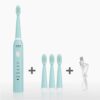 DELIPU Electric Toothbrush Rechargeable Sonic 5-Speed Adjustment Children Adult Household Waterproof Soft Hair Whitening Toothbrush, USB Charging Cable  (Blue), USB Charging Cable (Pink), USB Charging Cable (White), USB Charging Stand (Blue)...