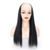 Wig Half Headgear Long Straight Hair U-Shaped Wig Headgear, 1.US-1B# Black, 2.US-1BT0906 #, 3. Black Gradient Sapphire Blue, 4.US-2# Natural Black, 5.US-4# Brown Black, 6.US-4H27#, 7.US-4M30# Linen, 8.US-4M33# Chestnut Color, 9.US-8#, 10.US-8H613#...