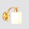 5W Warm Light Simple Bedroom Study Bedside Lamp LED Wall Lamp Creative Corridor Wall Lamp, 2032 Gold, 2033 Gold, 2035 Black Gradient Blue, 2035 Black Breeze Gray, 2035 Black Gradient Green, 2035 Black Amber, 2035 Gold Gradient Blue, 2035 Gold Smoke Gra...