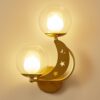 Bedroom Bedside Wall Lamp Indoor Background Wall Lamp, Without Light Bulb, 5W Warm Light, 5W White Light, Tri-color Light