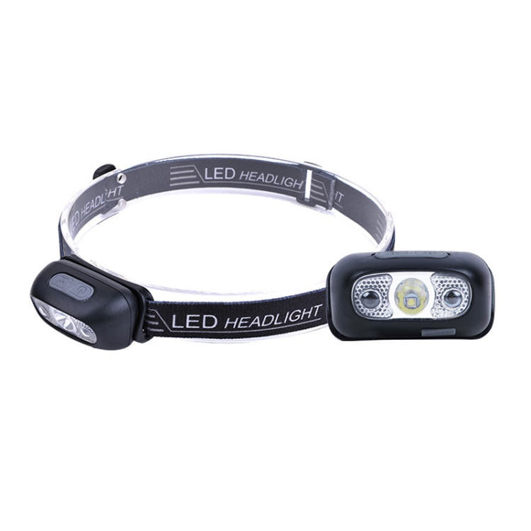 Smart Sensor Outdoor USB Headlight LED Portable Strong Light Night Running Headlight, Black 3W 100LM, White 3W 100LM, Orange 3W 100LM, Black 5W 140LM, White 5W 140LM, Orange 5W 140LM