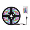 LED Light Strip 16 Color Remote Control RGB Light Belt USB Symphony Neon Decorative Soft Light Bar, 2 PCS 0.5m, 2 PCS 1m, 2m, 3m, 4m, 5m