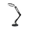 8X Magnifying Glass Lamp Beauty Nail Tattoo Repair Office Reading Lamp, Without Magnifying Glass (Black), With Magnifying Glass (Black)