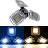 LED Industrial Mining Light Waterproof Light Sensor Folding Tri-Leaf Garage Lamp, 60W, 80W, 100W