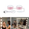 Mirror Front Light Dimmable Makeup Mirror USB Touch Control Light, 2 LEDs, 6 LEDs, 10 LEDs, 14 LEDs