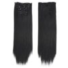6 In 1 60cm Card Hair Extension Piece 16 Card Long Straight Hair Wig Piece, 1.1B, 2.1BH613, 3.2, 4.2M30, 6.4, 7.4H27, 8.4M30, 10.6H613, 12.22TH613, 13.24H613, 16.27H613, 17.27M613, 18.33, 19.88, 20.613, 21.30