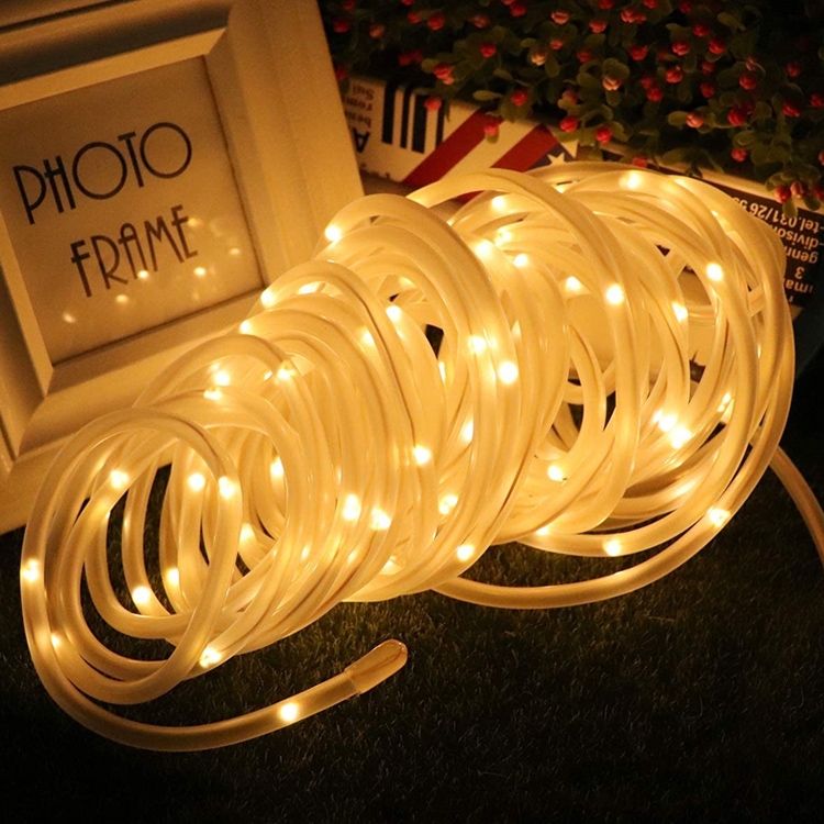 Holiday Party Decoration Tube String Lights LED Garden Decoration Casing Light with Remote Control, Spec:, 7m 50 LEDs USB Powered, 12m 100 LEDs USB Powered, 22m 200 LEDs USB Powered, 7m 50 LEDs Battery Powered, 12m 100 LEDs Battery Powered...