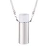 EP205 Portable Air Purifier Home Negative Ion Necklace Mini Hanging Collar Purifier, Silver, Black