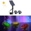 TS-S5403 Solar Disc Underwater Light RGB Swimming Pool Spotlight,Specification:, 2 in 1, 3 in 1, 5 in 1