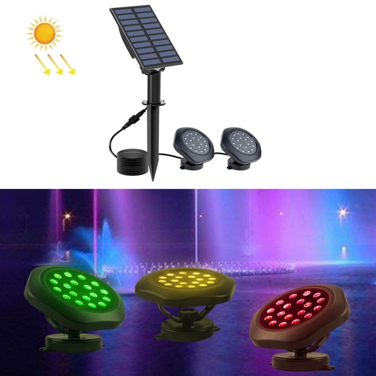 TS-S5403 Solar Disc Underwater Light RGB Swimming Pool Spotlight,Specification:, 2 in 1, 3 in 1, 5 in 1