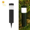 Solar LED Outdoor Waterproof Cylinder Lawn Light, Style:, White Light, Warm Light, Simulation Flame