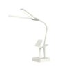 550TD3 Rechargeable USB Double Head Folding Table Lamp, White, Pink, Green, Blue