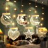 2m Romantic Girl Icicle Lamp Window Decoration Hanging Lamp, Style:, Warm White Light, Warm White Light + RC, Colorful Light, Colorful Light + RC