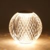 Crystal Ball Small Table Lamp USB Acrylic Night Light, MT2 80 x 80mm, MT1  110 x 110mm