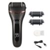 Electric Foot Grinder Digital Display Rechargeable Pedicure Peeling, White, Black, Royal Blue, 10-piece Set White, 10-piece Set Black, 10-piece Set Royal Blue