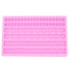 Pearl Twist Braided Fondant Cake Silicone Mold, Pink, Grey