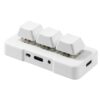 MK321 3 Keys Custom Keys Game Office PS Clip Macro Programming Keypad, Cable Length: 1.5m, White, Black