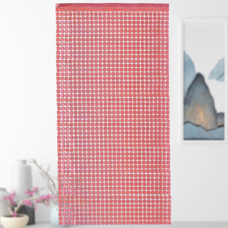 2 PCS Laser Square Rain Curtain Birthday Party Background Decoration, 1x2M Rose Gold, 1x2M Pink, 1x2M Light Blue, 1x2M Gold, 1x2M Red, 1x2M Silver, 1x2M Dark Blue