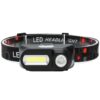 E-SMARTER USB Charging Headlight Outdoor Emergency Head Lamp, Style: Indication Version, Without Battery, Without Battery Indication Version
