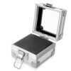 Nail Polishing Head 25 Holes Display Stand Dustproof Storage Box, Silver, Black, Aurora, Pink