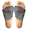 2 Pairs Magnetic Massage Forefoot Pad SBR Velvet Cloth Health Insole
