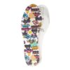 3 Pairs Latex Children Insole Soft Cartoon Printed Canvas Foot Pad, Cartoon Car, Love, Strawberry