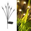 2sets Solar Firefly Lights Christmas Outdoor Garden Waterproof Lawn Lights, 6 Head Warm Light, 6 Head Color Light, 8 Head Warm Light, 8 Head Color Light, 10 Head Warm Light, 10 Head Color Light