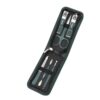 6pcs /Set Portable Nail Clipper Kit Household Nail Clipper Pedicure Tools, Dark Green, Black