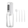 Portable Storable Tooth Flosser Smart Teeth Cleaning Instrument Household Teeth Cleaner With 4pcs Nozzles, With 4pcs Nozzles