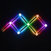 JSK-P30 9 Sections Smart WiFi Bluetooth Splicing Atmosphere Light Sound Control Constellation Light Support Amazon Alexa / Google Assistant / DuerOS, US Plug, EU Plug, UK Plug, AU Plug