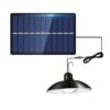 IP65 Waterproof Outdoor Solar LED Bulb Chandelier Indoor Lights, Single White Light no Remote, Single White Light with Remote, Double White Light no Remote, Double White Light with Remote, Single Warm Light with Remote, Double Warm Light with Remote