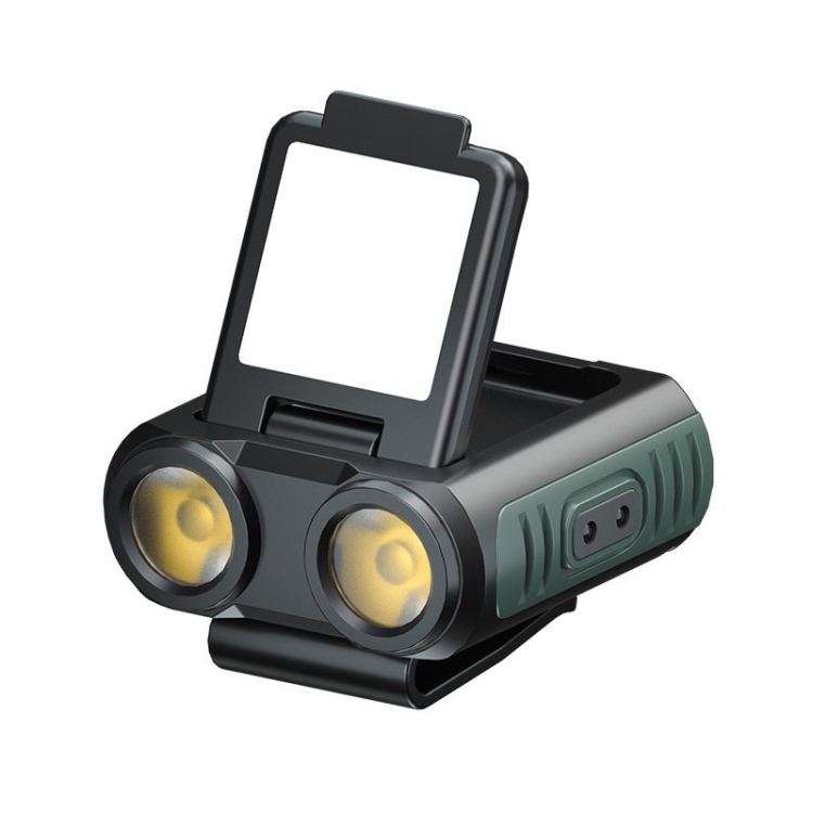Clip Cap USB Charging Outdoor Induction LED Headlight, Dual-use A Type, Three-use B Type, Three-use Stepless Dimming C Type