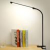 LED Table Lamp With Clamp & Flexible Gooseneck USB Reading Light Bedside Lamp, White Light Black, White Light White, Touch Dimming Black, Touch Dimming White, 4 Buttons Dimming Black, 4 Buttons Dimming White