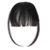 Chemical Fiber Wigs Thin Air Bangs Clip-on Wigs, Natural Black with Sideburns, Light Brown with Sideburns, Dark Brown with Sideburns, Natural Black No Sideburns, Light Brown No Sideburns, Dark Brown No Sideburns